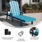 Flash Furniture Sonora Adjustable Adirondack Lounger w/Cup Holder, All-Weather Recycled HDPE Lounge Chair in Blue LE-HMP-070-01-BL-GG - alternate 3